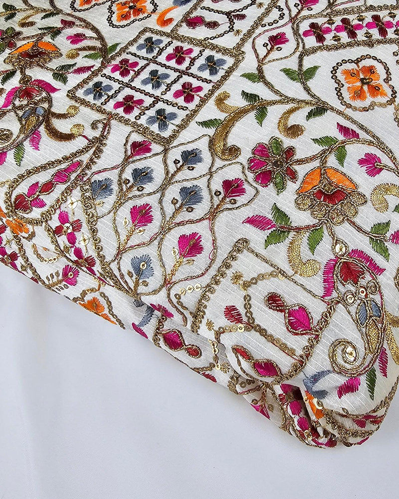 Bridal Embroidered Designer Fabric