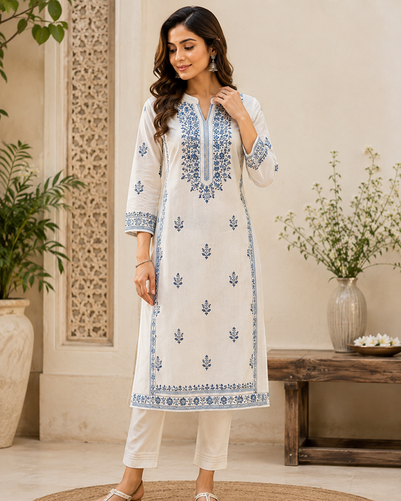 Premium Cotton Straight Kurthi